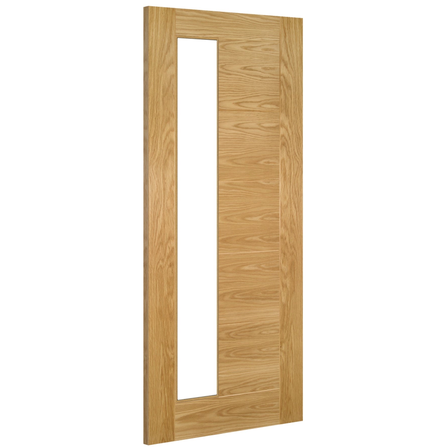 Seville Prefinished Oak 1SL Glazed FSC Door - Lifestyle Image 2