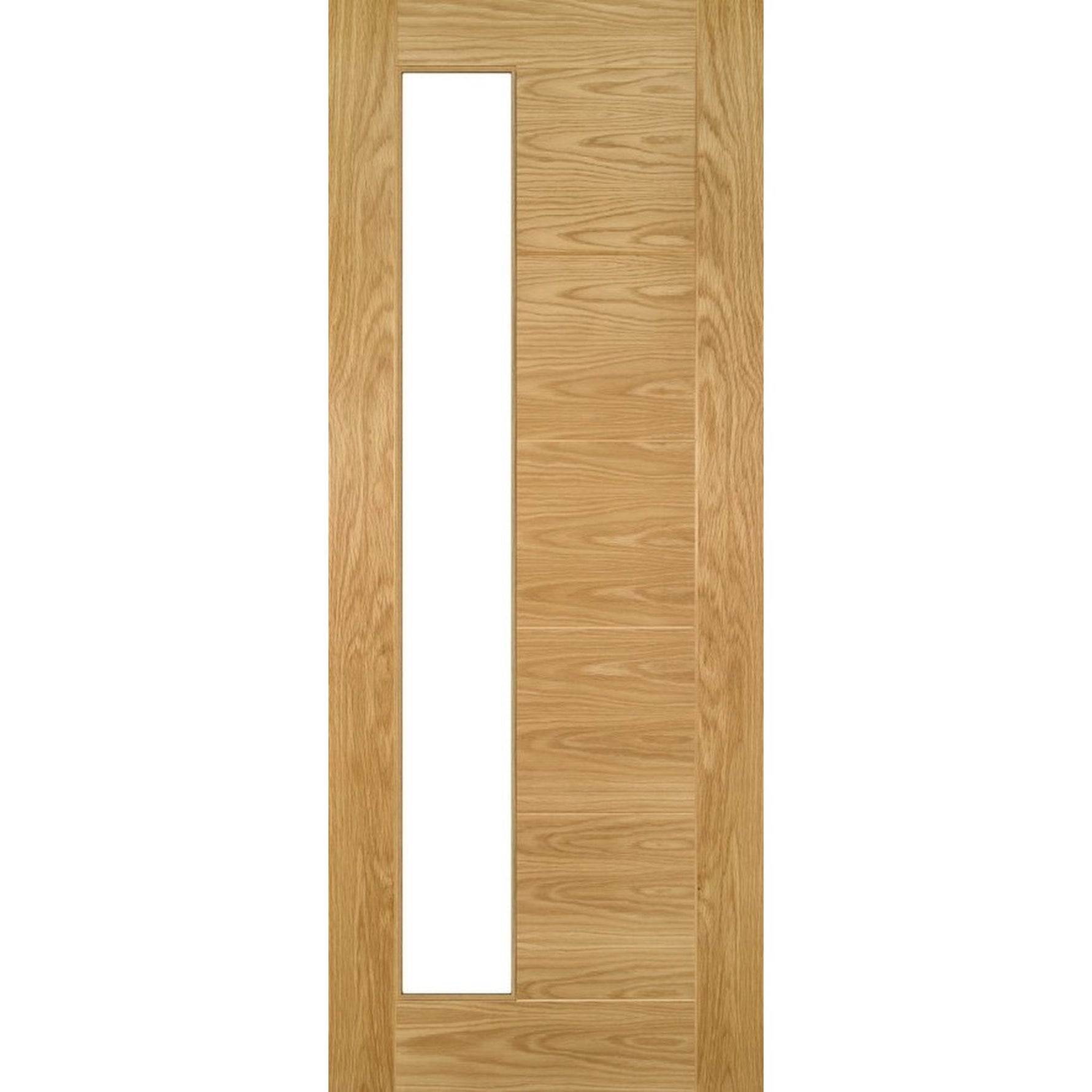Seville Prefinished Oak 1SL Glazed FSC Door - Main Product Image