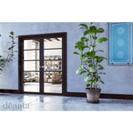 Shoreditch Black Prefinished Clear Glazed Internal Door - Lifestyle Image 1