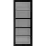 Shoreditch Black Prefinished Tinted Glazed Internal Door - Main Product Image