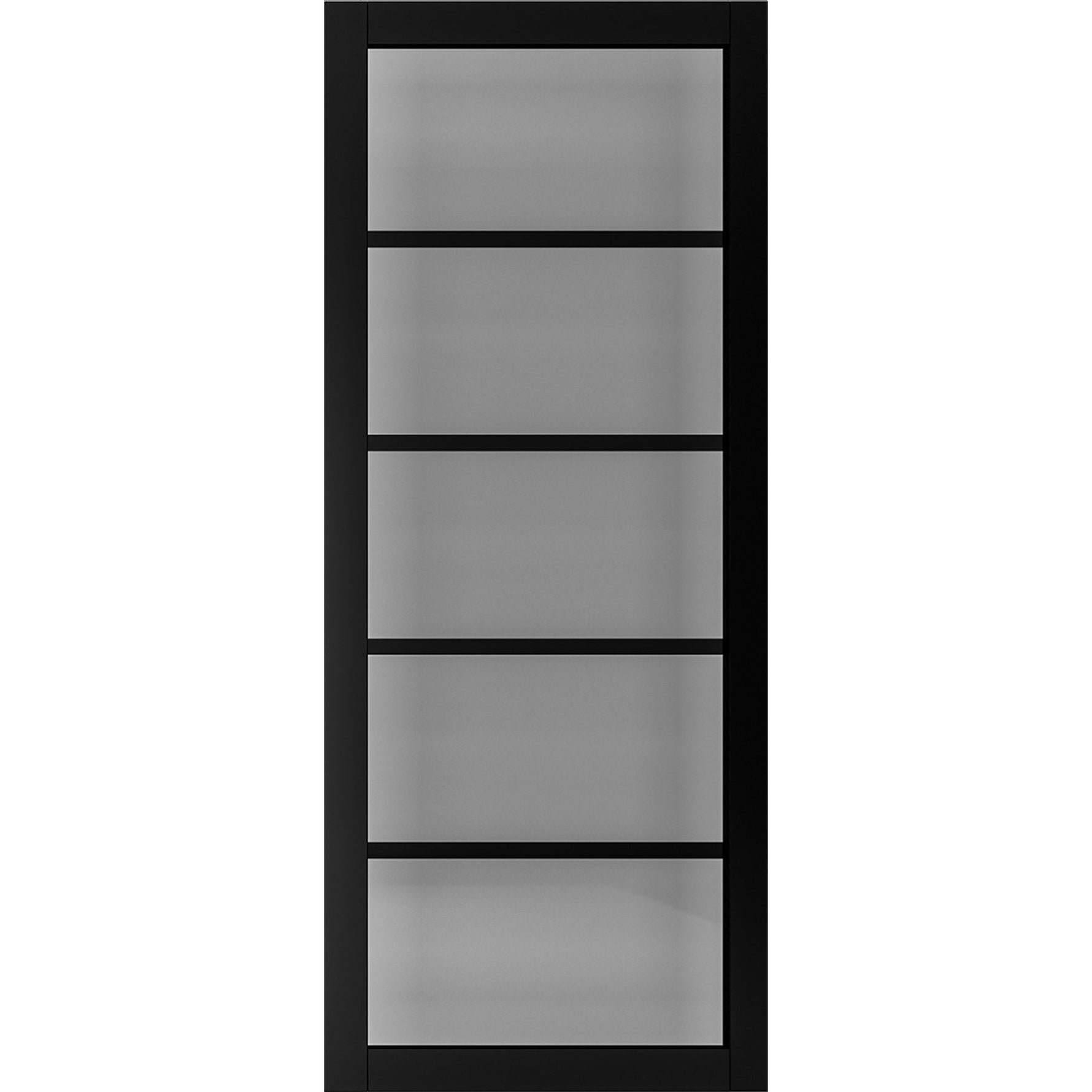 Shoreditch Black Prefinished Tinted Glazed Internal Door - Main Product Image