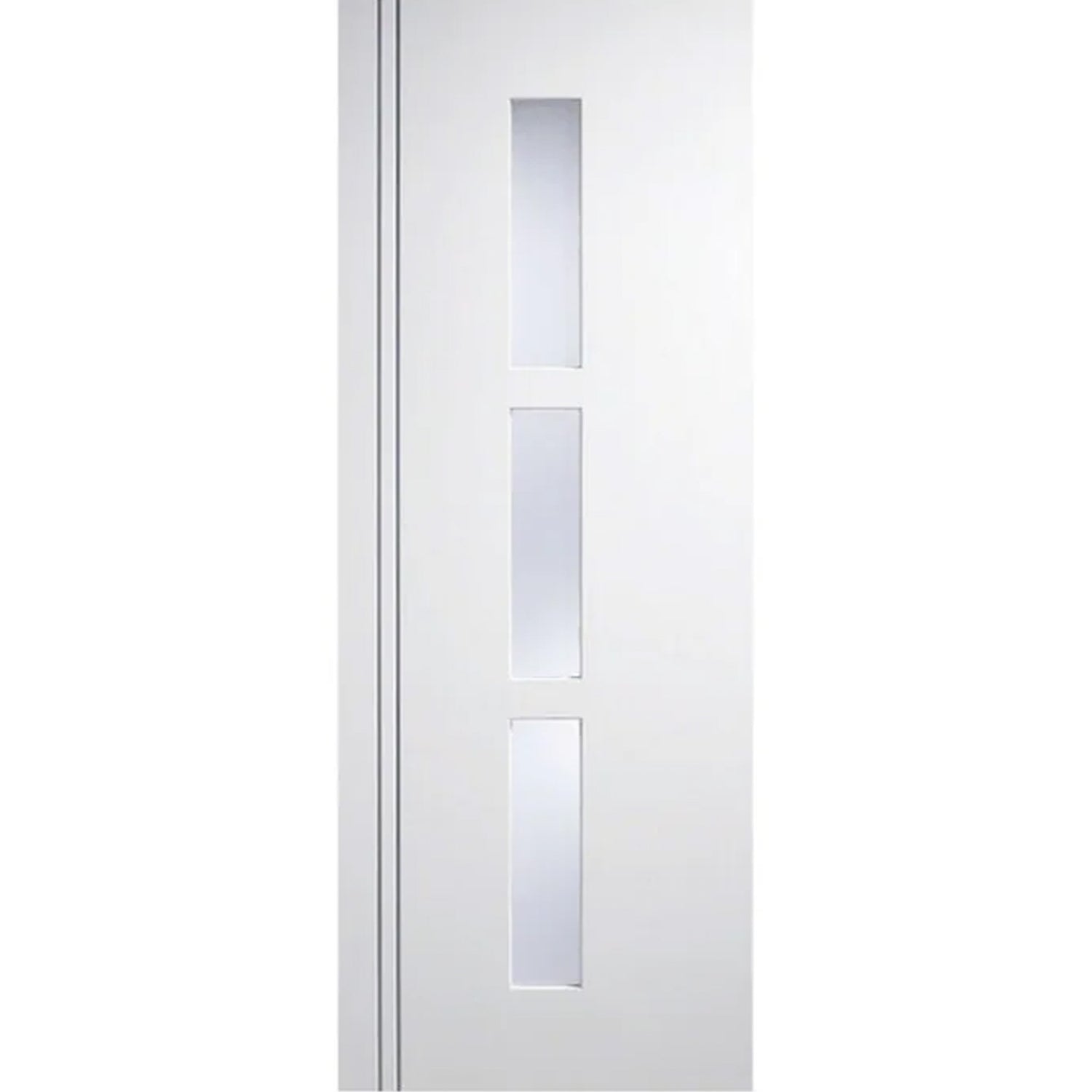 Sierra Blanco white Primed Glazed Door