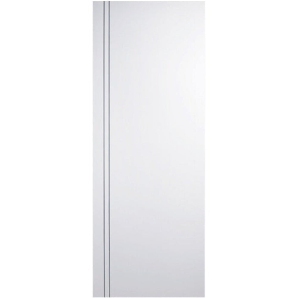 Product Sierra Blanco white primed internal fire door with panel detailing