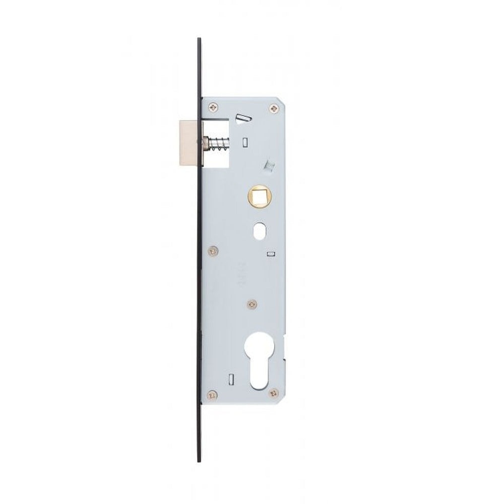 Product slim euro profile sash lock case on white background