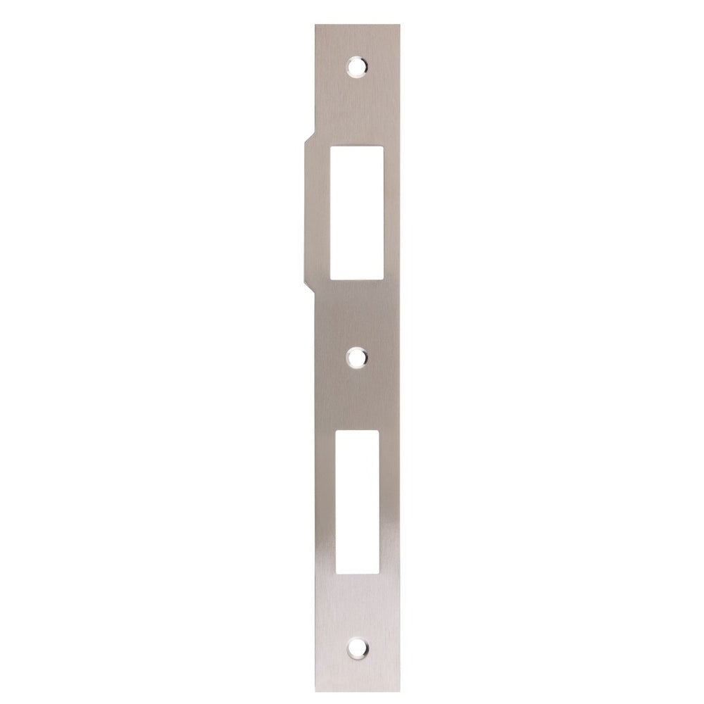 Product satin nickel keep plate for slim euro profile sash lock