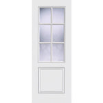 Smooth Berlin Prefinished White Moulded Glazed Internal Door - Main Product Image