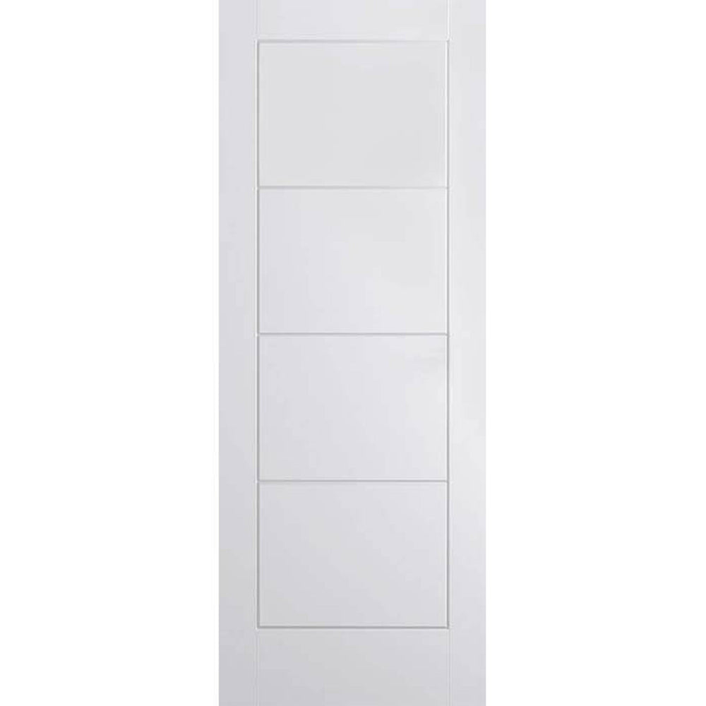 Product smooth ladder white moulded FD30 internal fire door