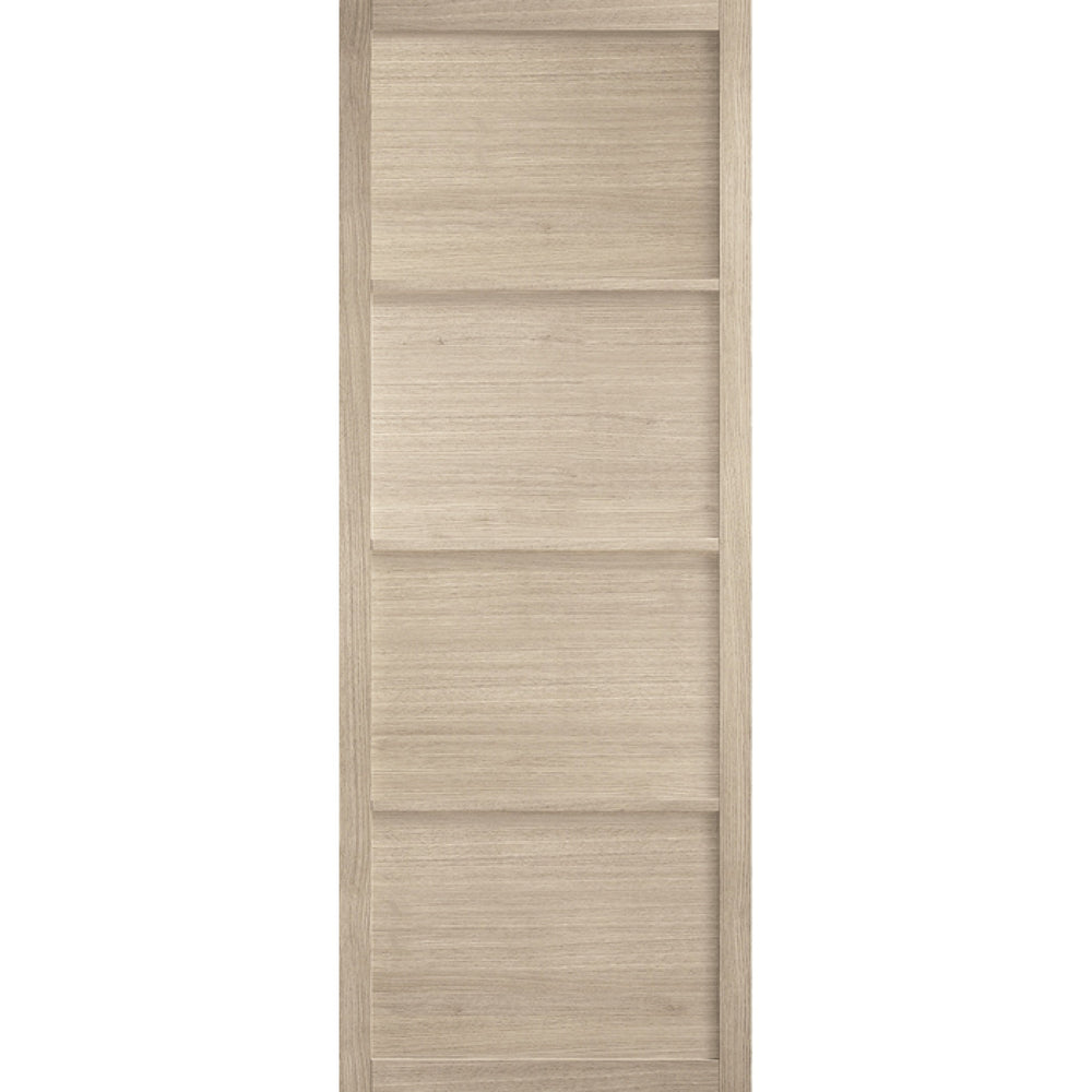 Product Soho blonde oak prefinished four-light internal door
