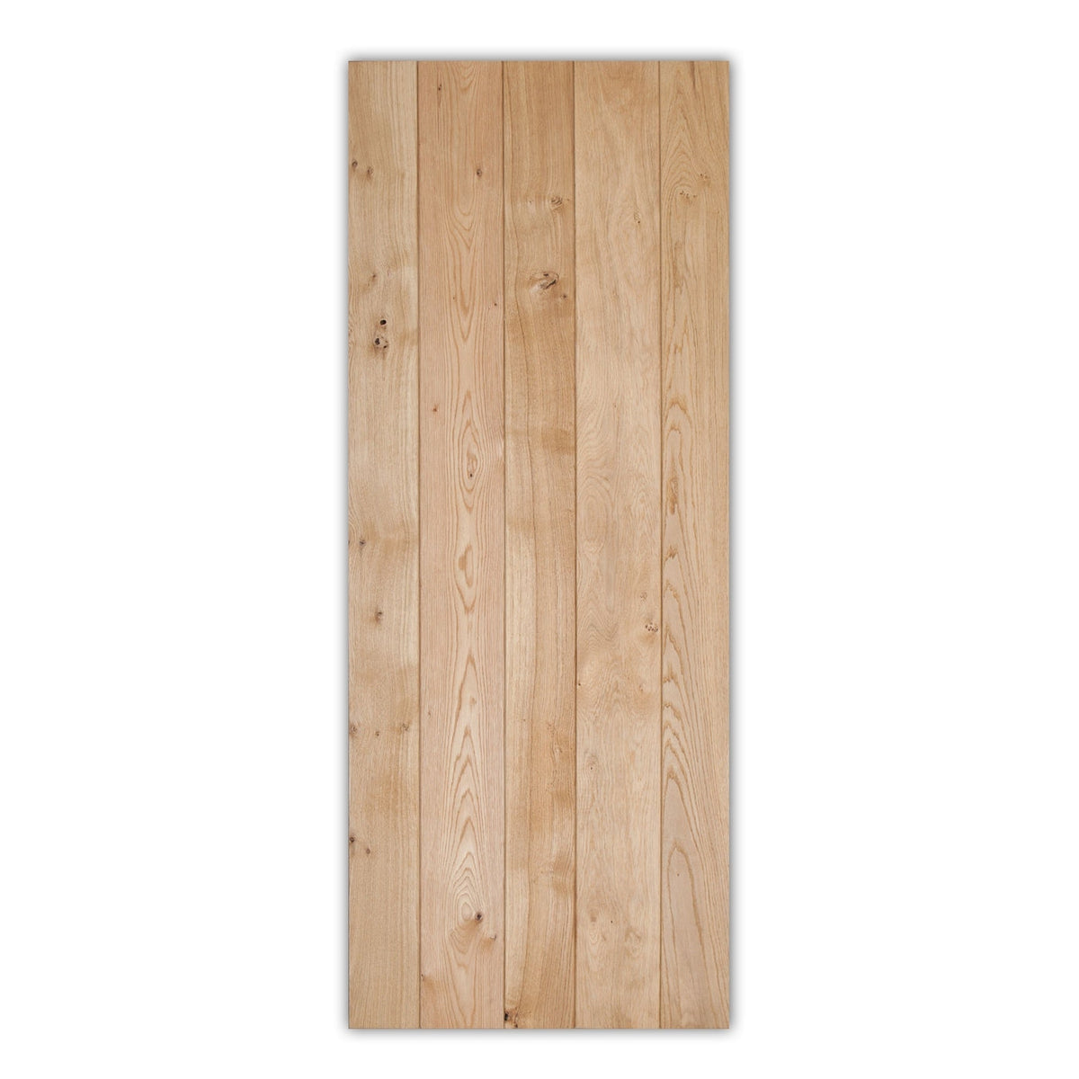 Solid Oak Ledge and Braced Rustic V Groove Door - Lifestyle Image 2