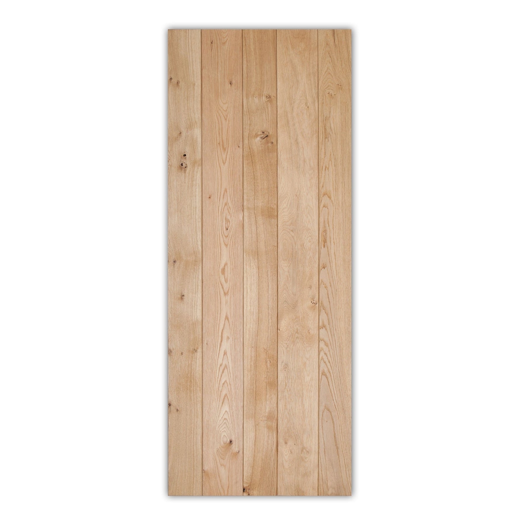 Solid Oak Ledge and Braced Rustic V Groove Door - Lifestyle Image 2