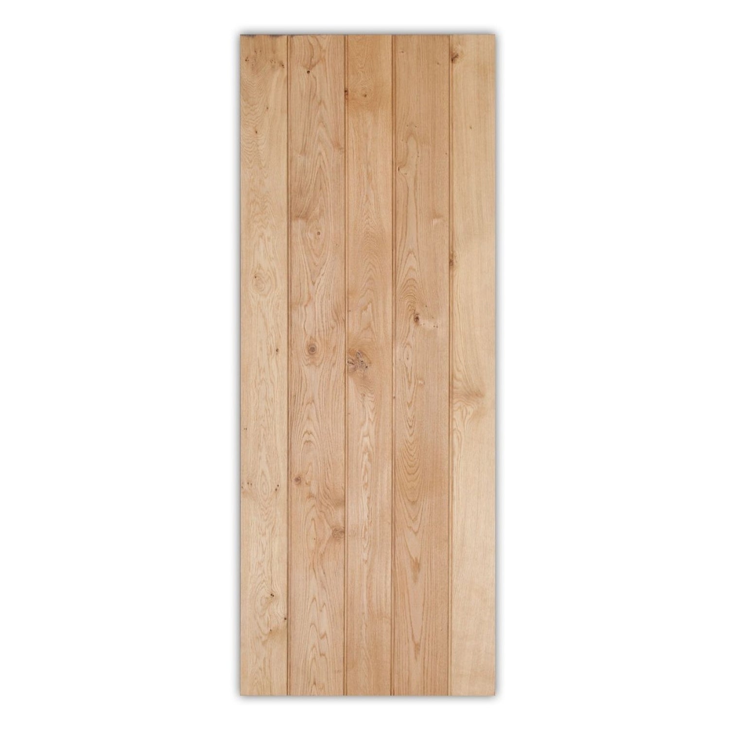 Rustic Bead & Butt Oak Ledged Door
