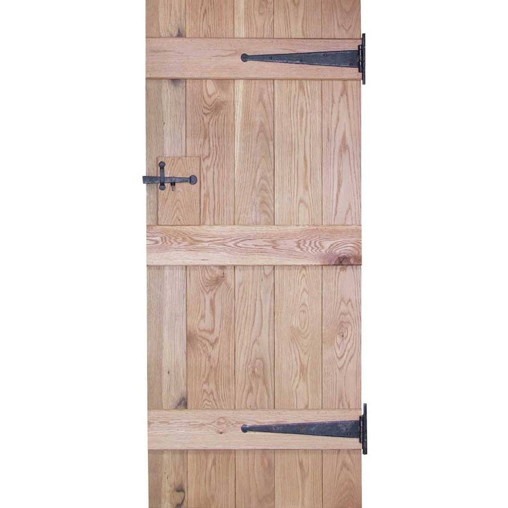 Solid Oak Rustic Ledged Door - Main Product Image