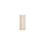 Solid Pine 3 Ledge Bifold Bead & Butt Internal Door - Main Product Image