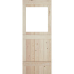 Solid Pine 3 Ledge Un-Glazed V-Groove Internal Door - Main Product Image