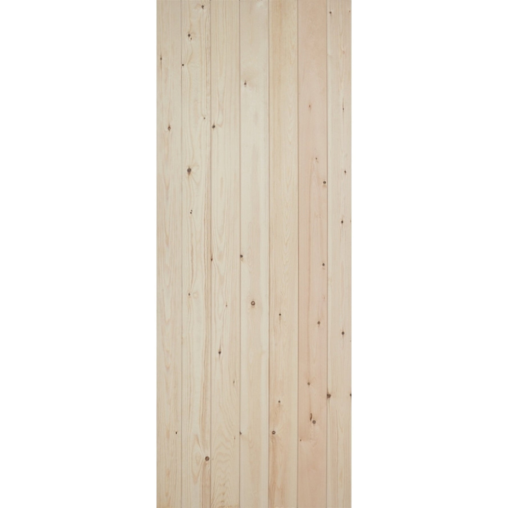 Solid Pine 3 Ledge V-Groove Internal Door - Lifestyle Image 1