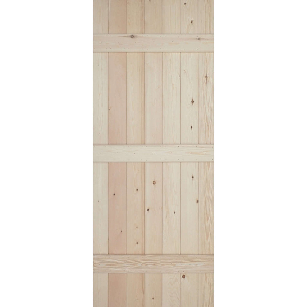 Product solid pine three-ledge V-groove internal door