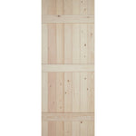 Solid Pine 3 Ledge V-Groove Internal Door - Main Product Image