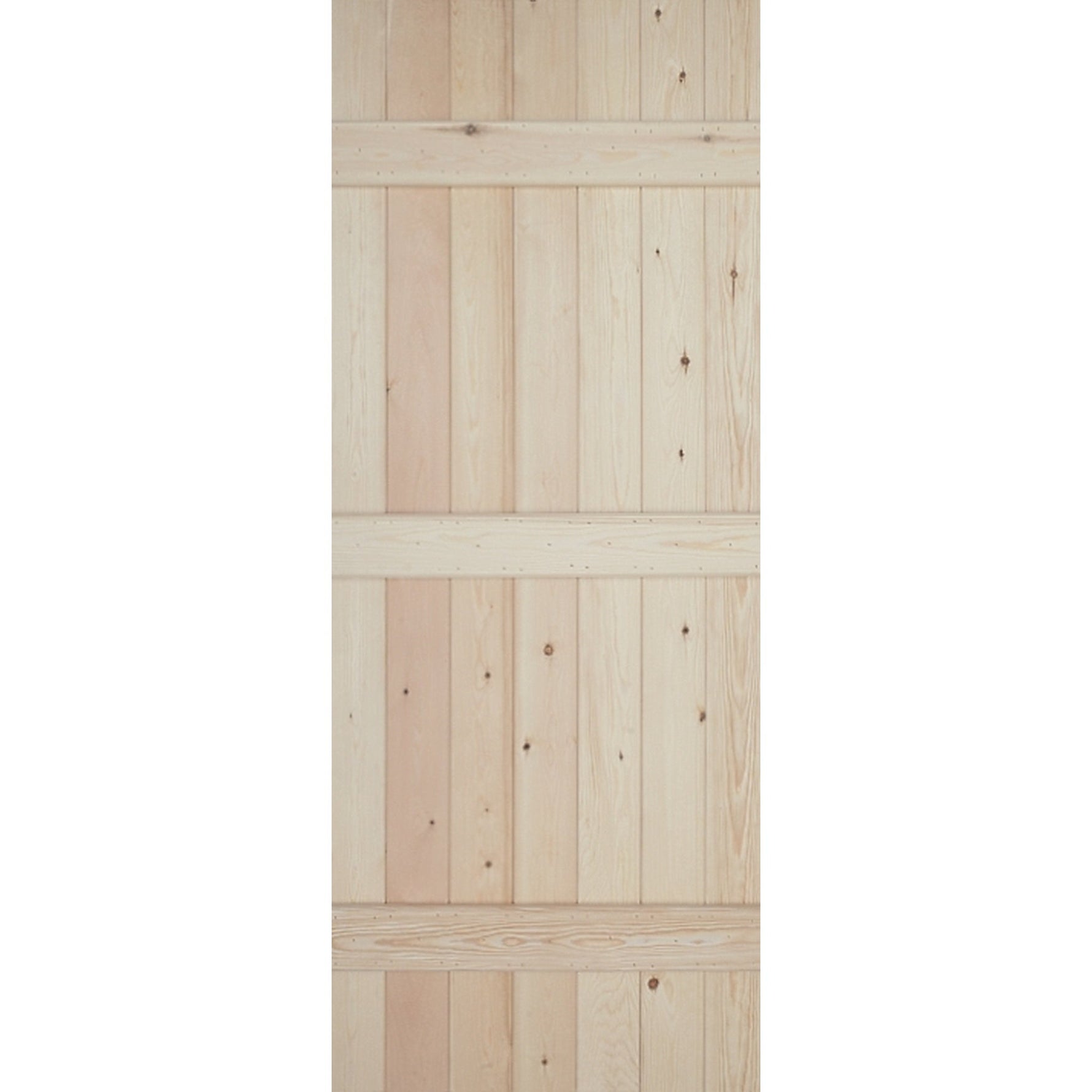 Solid Pine 3 Ledge V-Groove Internal Door - Main Product Image