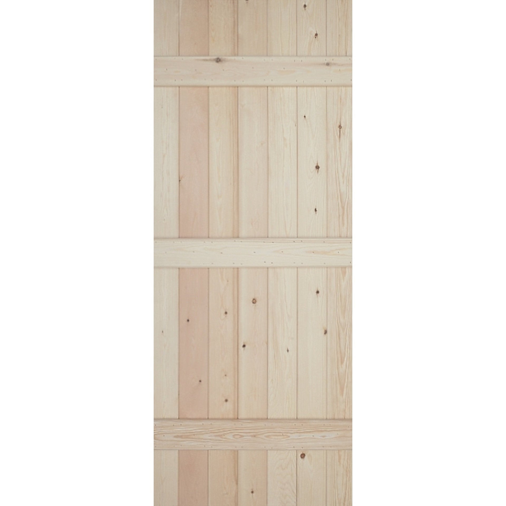 Solid Pine 3 Ledge V-Groove Internal Door - Main Product Image