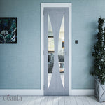 Sorrento Glazed Prefinished Light Grey Ash Door - Lifestyle Image 2