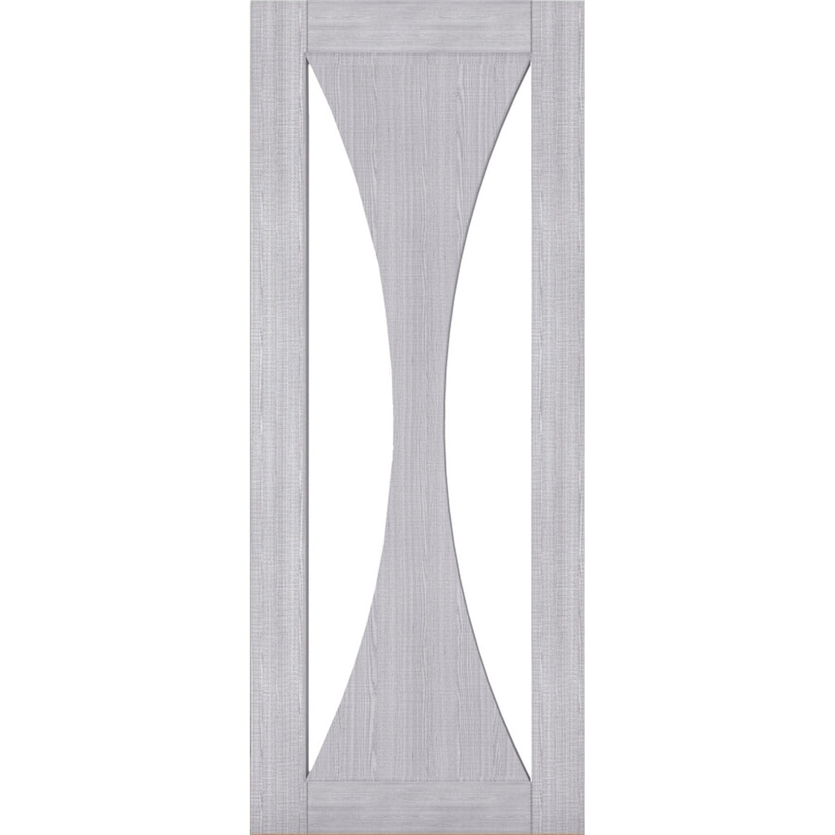 Sorrento Glazed Prefinished Light Grey Ash Door - Main Product Image