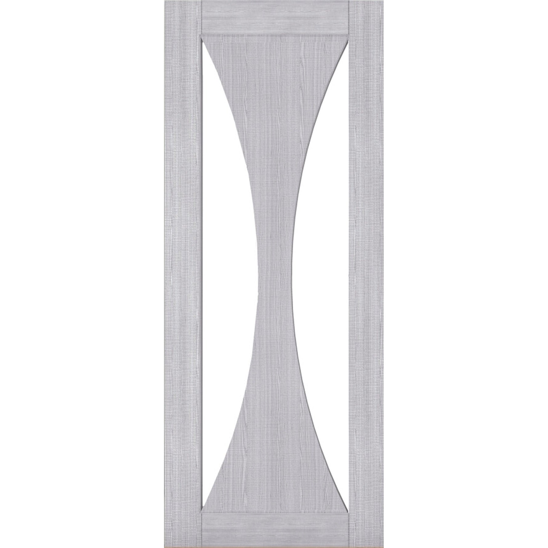 Sorrento Glazed Prefinished Light Grey Ash Door - Main Product Image