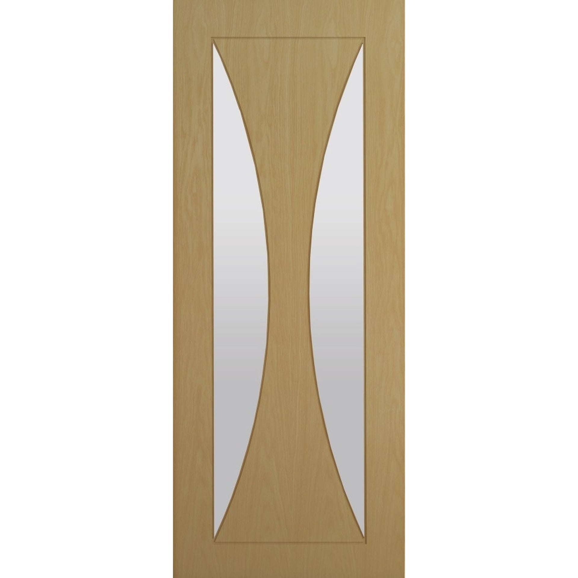 Sorrento Prefinished Oak Glazed Door - Main Product Image