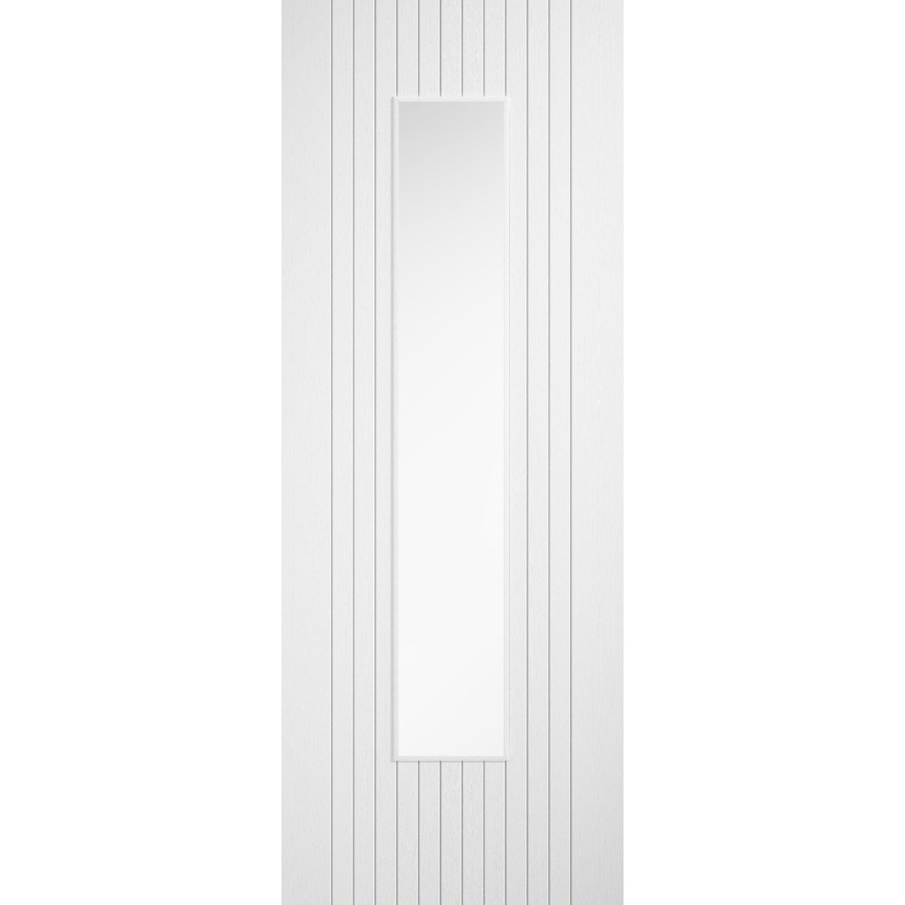 Sydney White Prefinished Laminate Glazed Door - Main Product Image