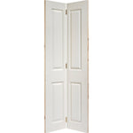 Textured 4 Panel White Bi-Fold Door - Main Product Image
