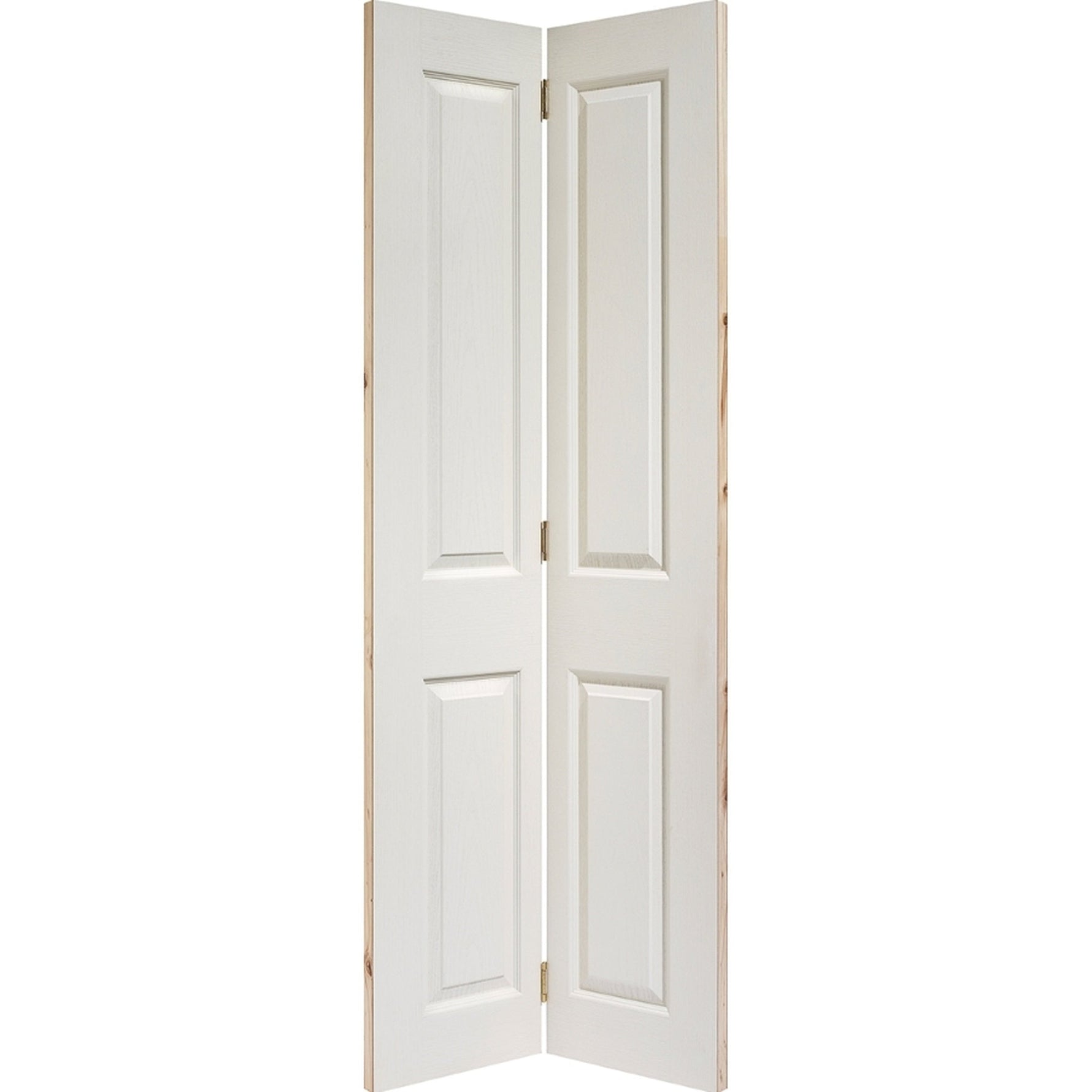 Textured 4 Panel White Bi-Fold Door - Main Product Image