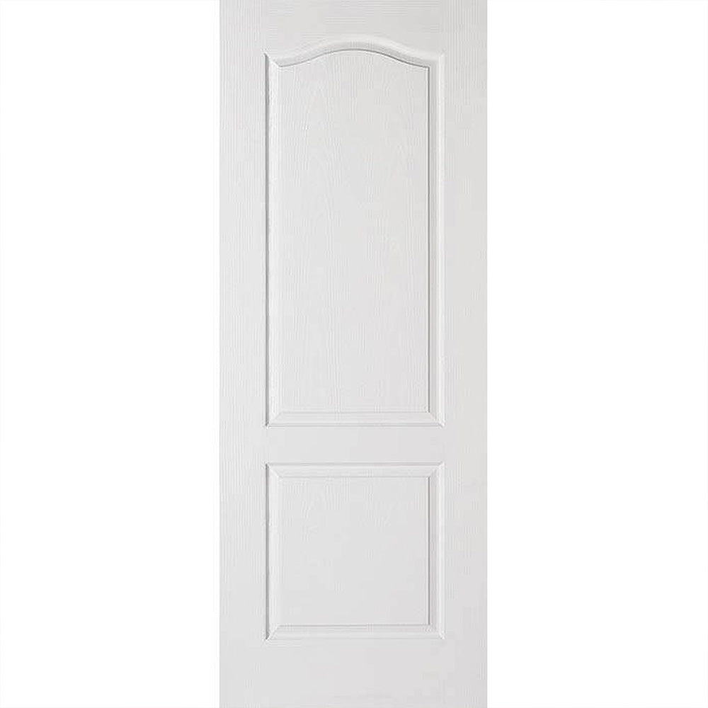 Product textured classical two-panel white moulded FD30 internal fire door
