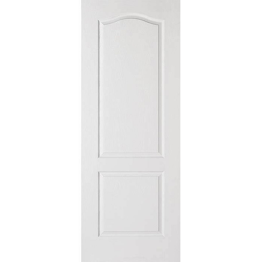 Product textured classical 2 panel white moulded internal door