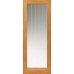 Thames 1 Light Prefinished Oak Internal Door - Main Product Image