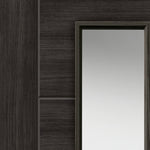 Tigris Cinza Glazed Dark Grey Laminate Internal Door - Lifestyle Image 2