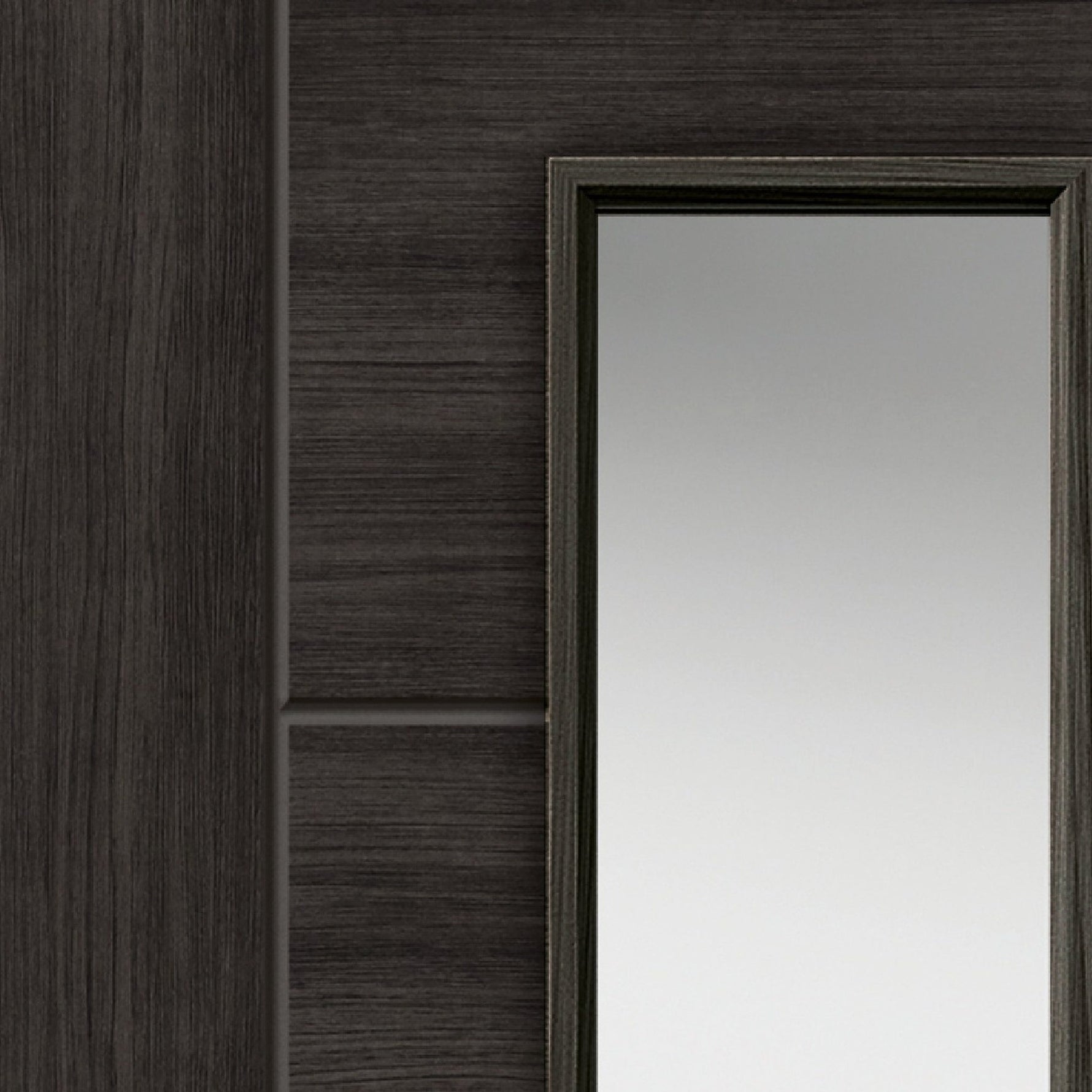 Tigris Cinza Glazed Dark Grey Laminate Internal Door - Lifestyle Image 2