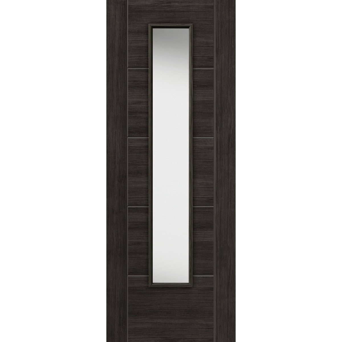 Tigris Cinza Glazed Dark Grey Laminate Internal Door - Main Product Image