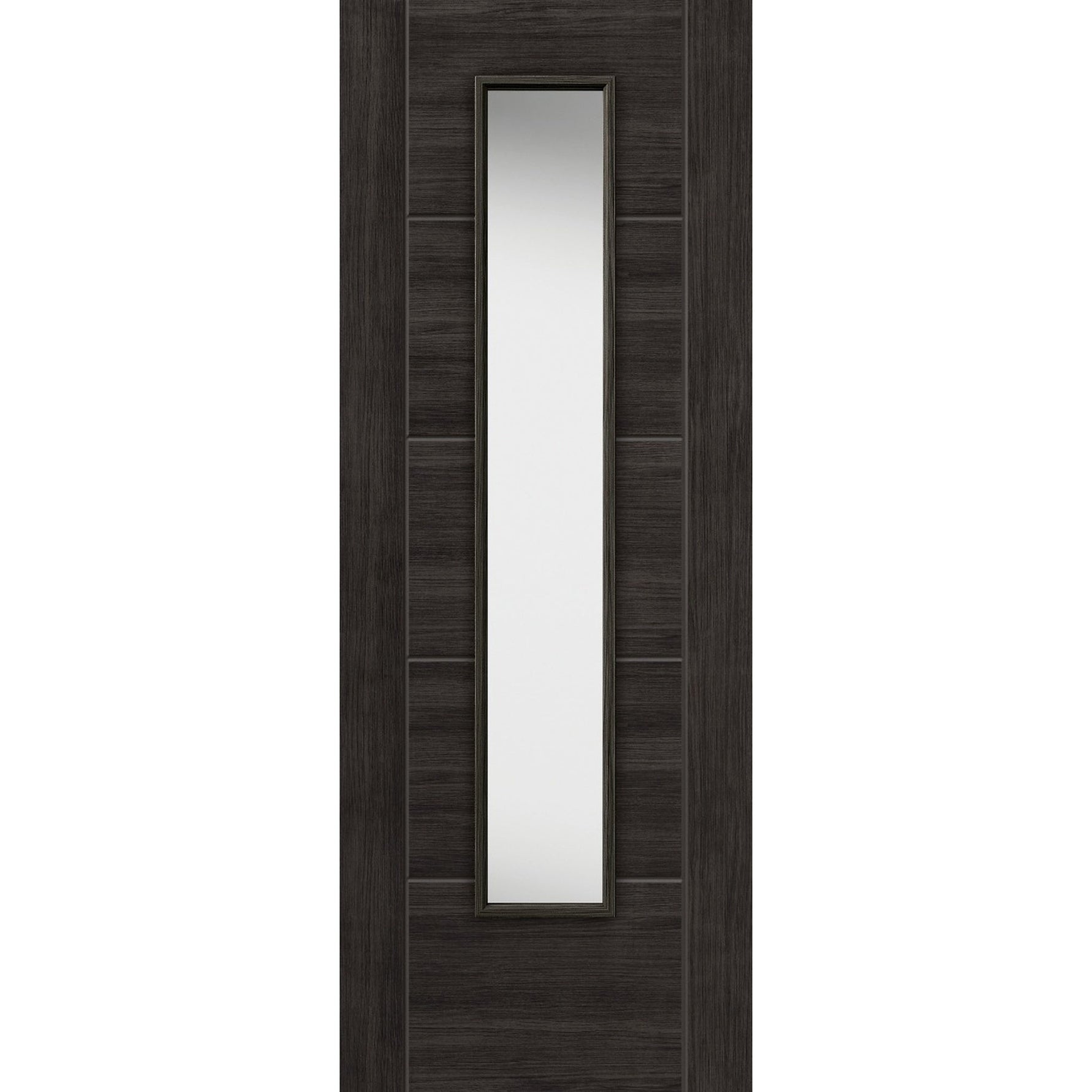Tigris Cinza Glazed Dark Grey Laminate Internal Door - Main Product Image