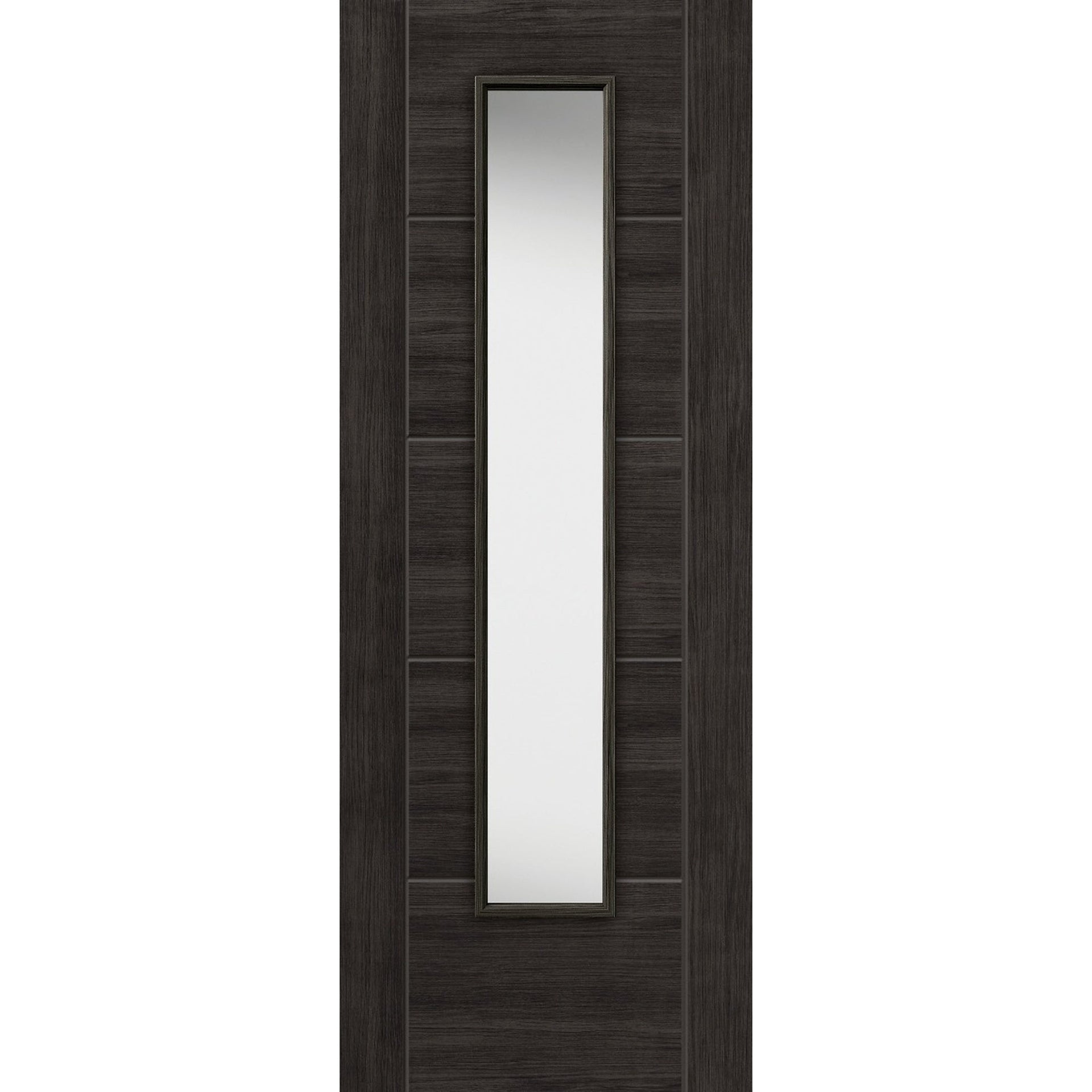 Tigris Cinza Glazed Dark Grey Laminate Internal Door - Main Product Image
