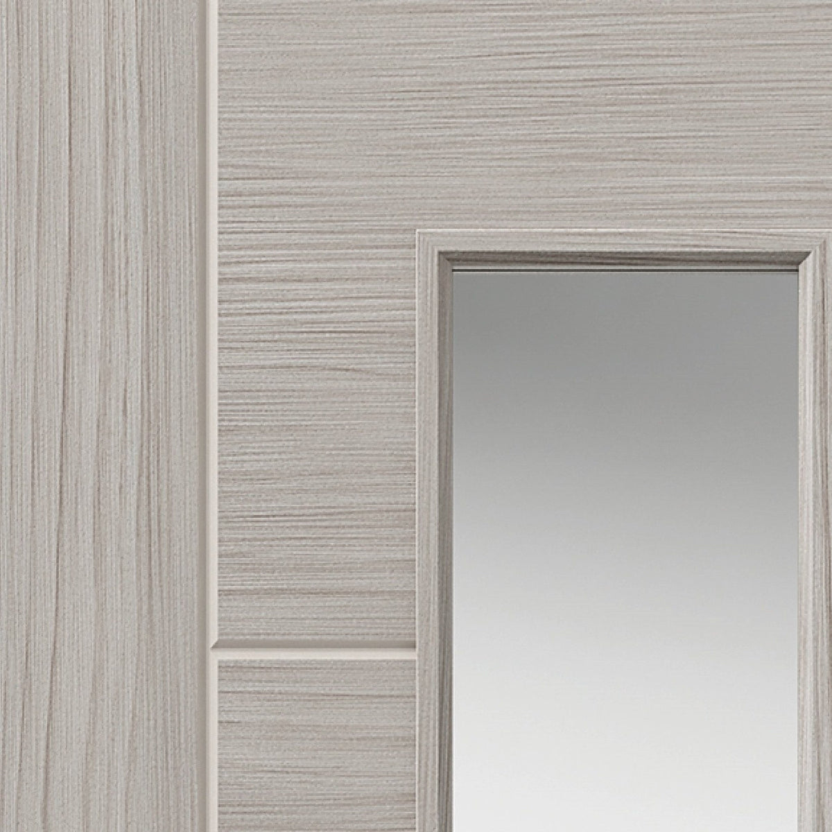 Tigris Lava Glazed Light Grey Laminate Internal Door - Lifestyle Image 2