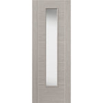 Tigris Lava Glazed Light Grey Laminate Internal Door - Main Product Image