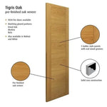 Tigris Prefinished Oak Internal Door - Lifestyle Image 3