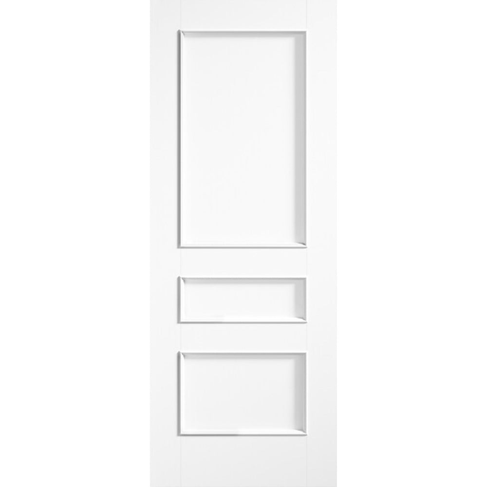 Product Toledo white primed three-panel internal door