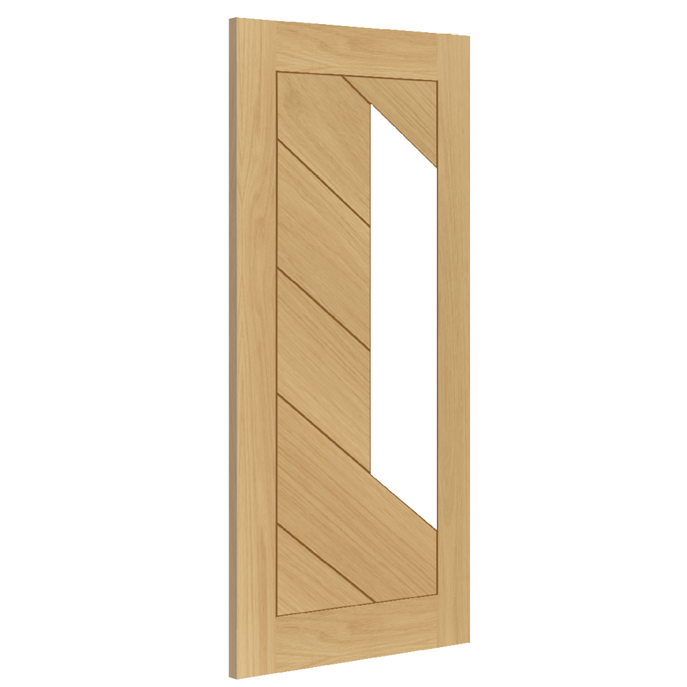 Buy Torino Glazed Prefinished Oak Door online UK