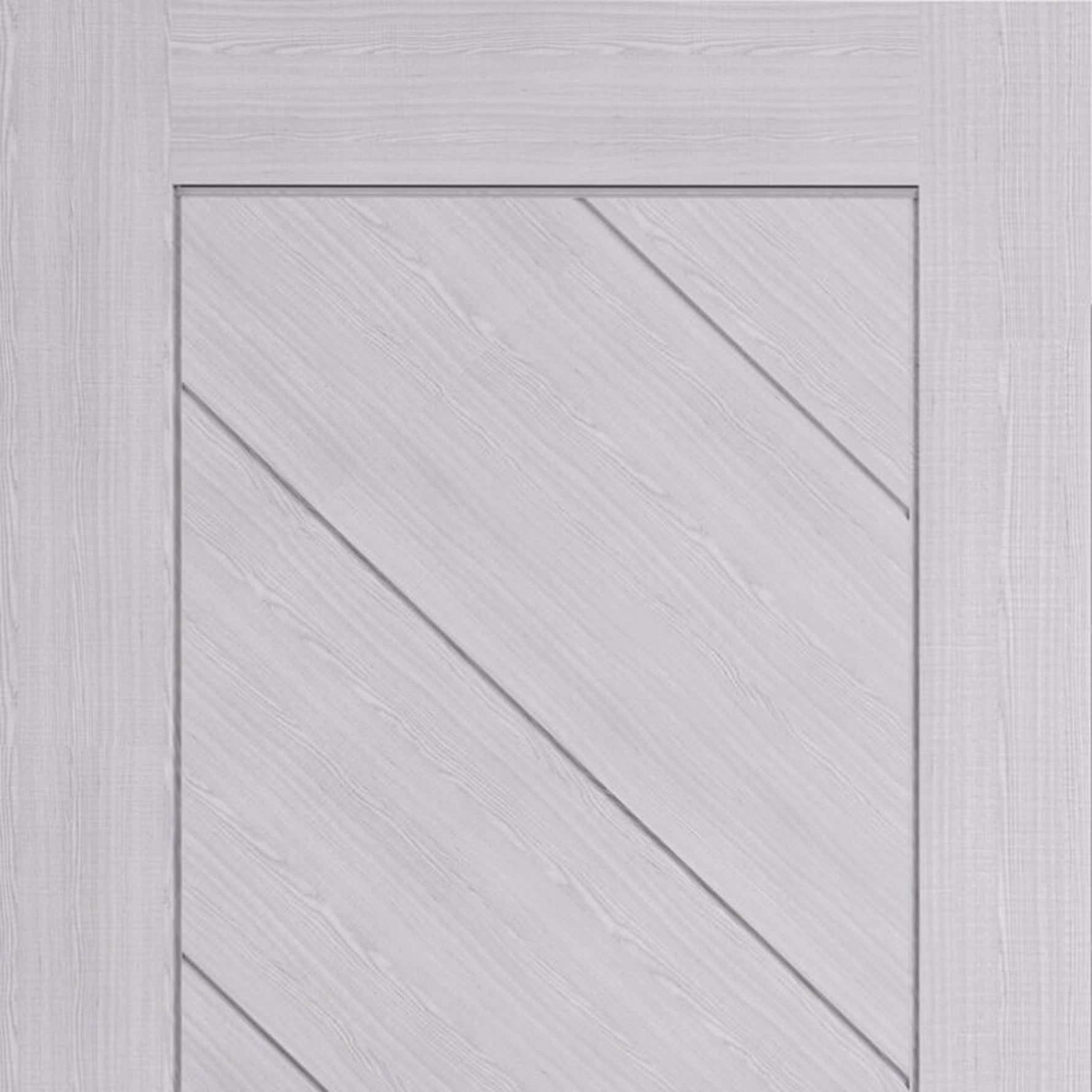 Torino Prefinished Light Grey Ash Fire Door - Lifestyle Image 2