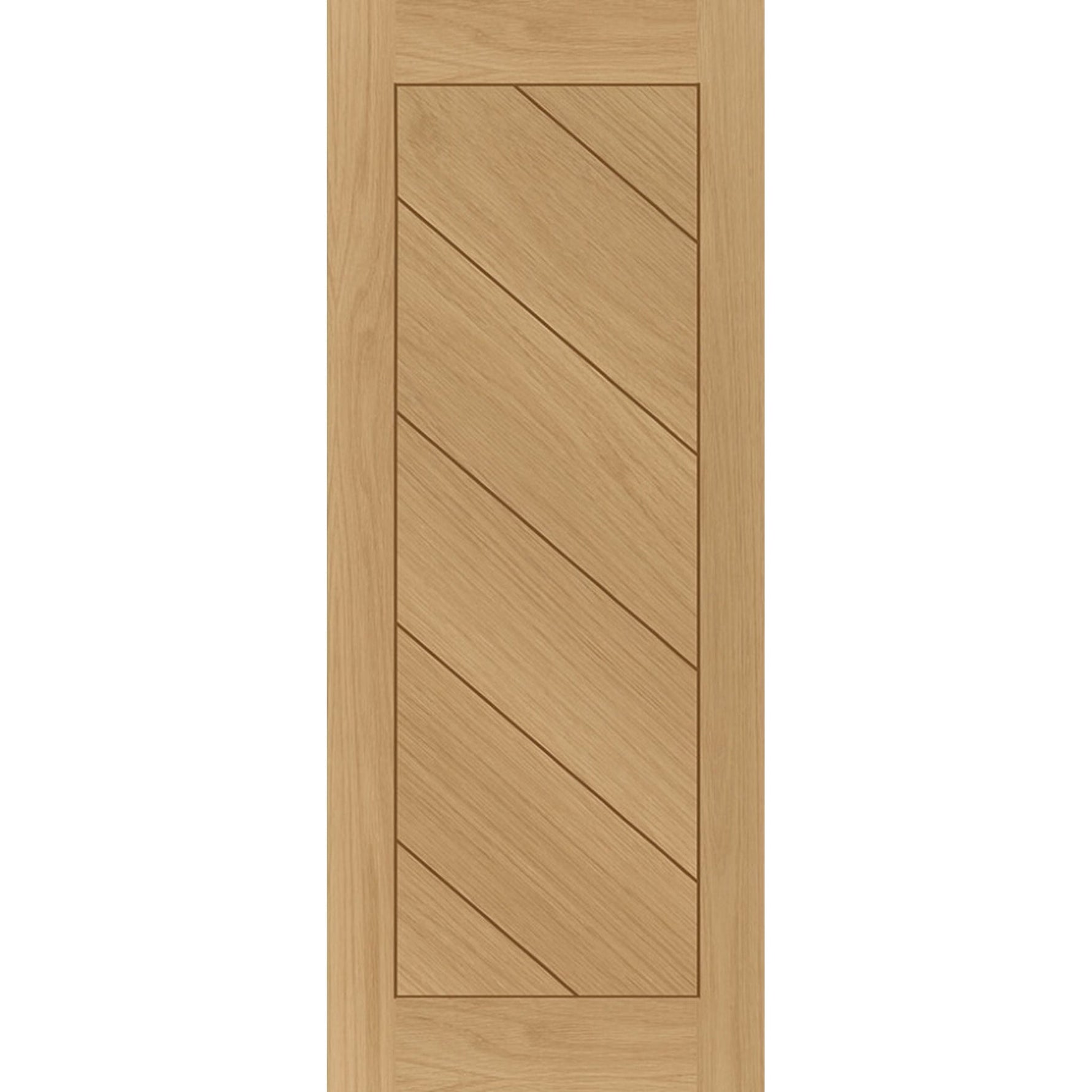 Torino Prefinished Oak Fire Door - Main Product Image