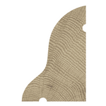 Traditional oak weather bar profile