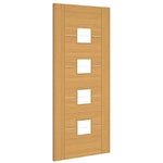 Valencia Prefinished Oak Glazed Internal Door - Lifestyle Image 1