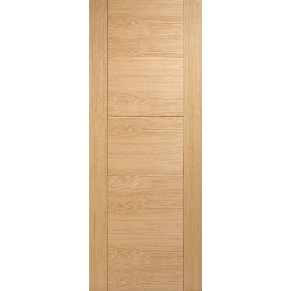 Product Vancouver five-panel oak internal door with horizontal panels