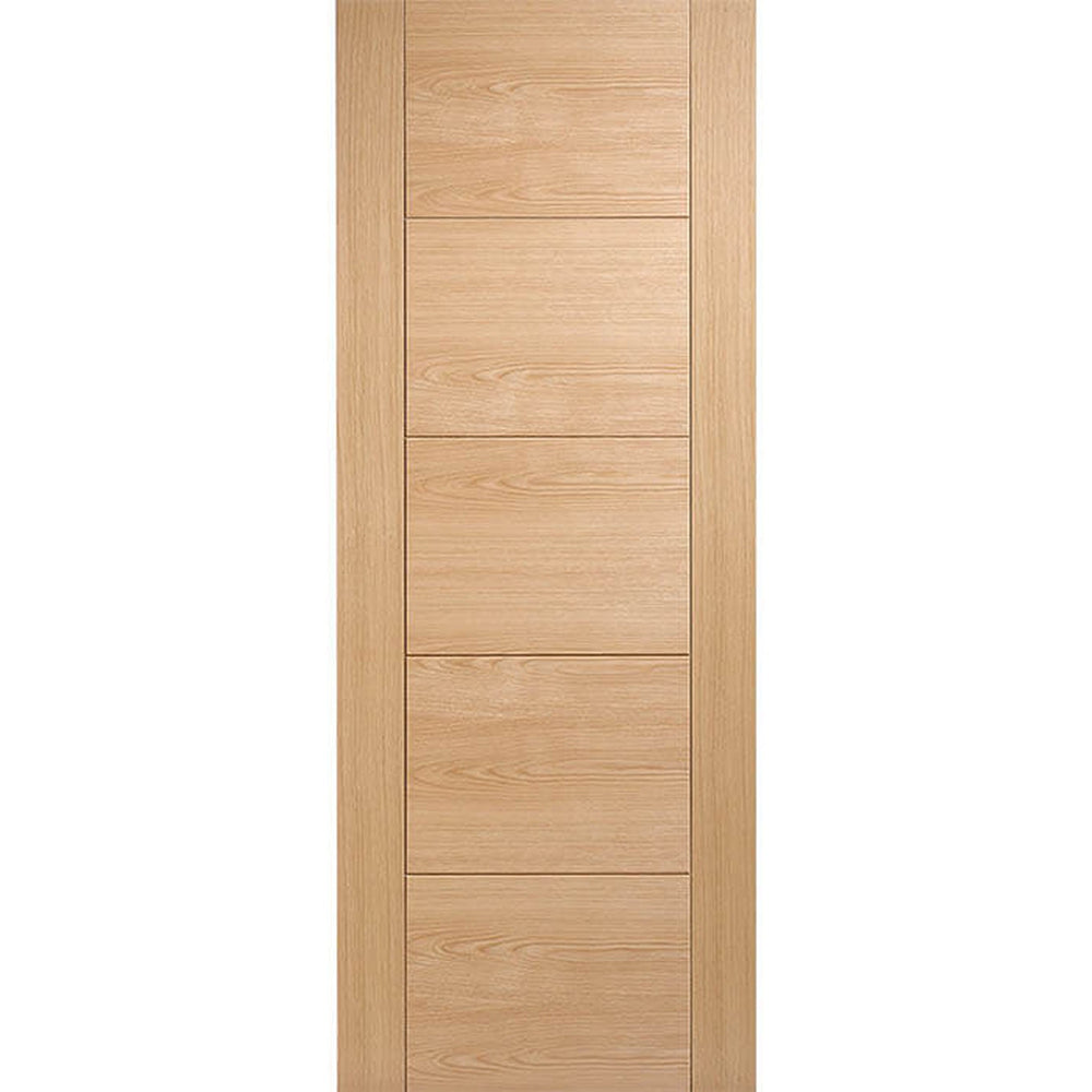 Product Vancouver prefinished oak FD30 internal fire door with horizontal panels