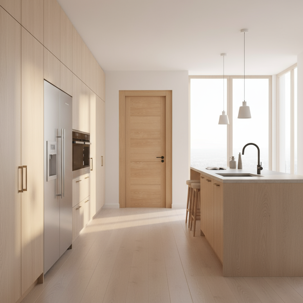 Vancouver 5 Panel Prefinished Oak Internal Door